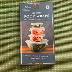 Reusable Food Wraps NIB - Set of 4